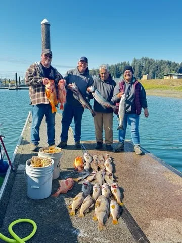 Fishing in Winchester Bay, Oregon