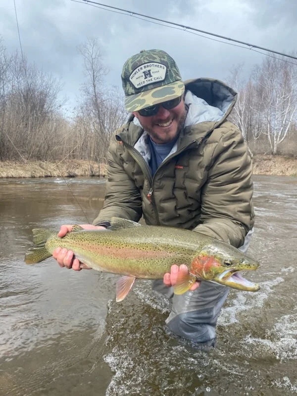 Fishing in Thompsonville, Michigan