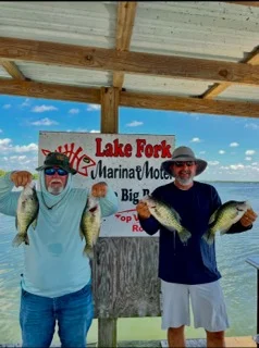 Fishing in Lake Fork, Texas