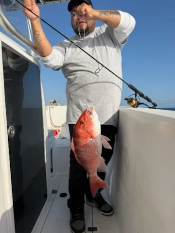 Fishing in Port Mansfield, Texas