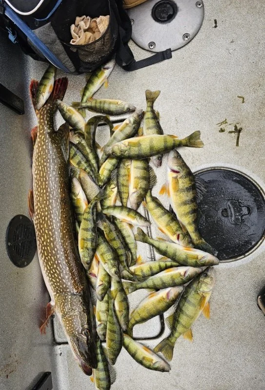 Fishing in Muskegon, Michigan