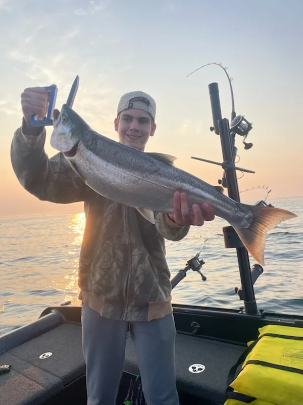 Fishing in Holland, Michigan