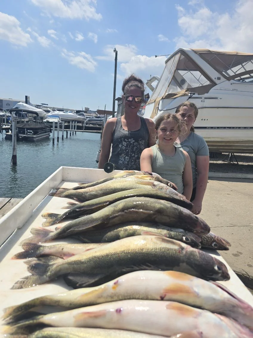 Fishing in Wyandotte, Michigan