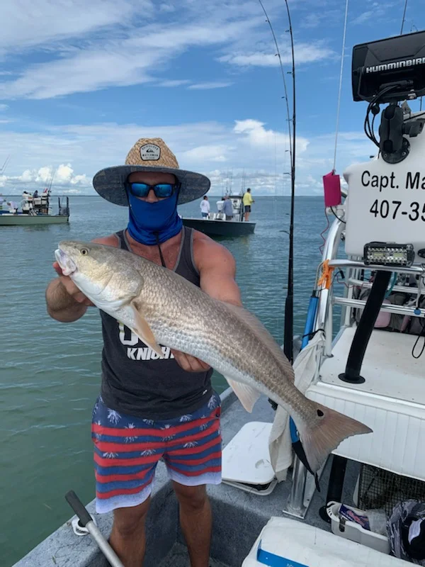 Redfish fishing in Crystal River, Florida