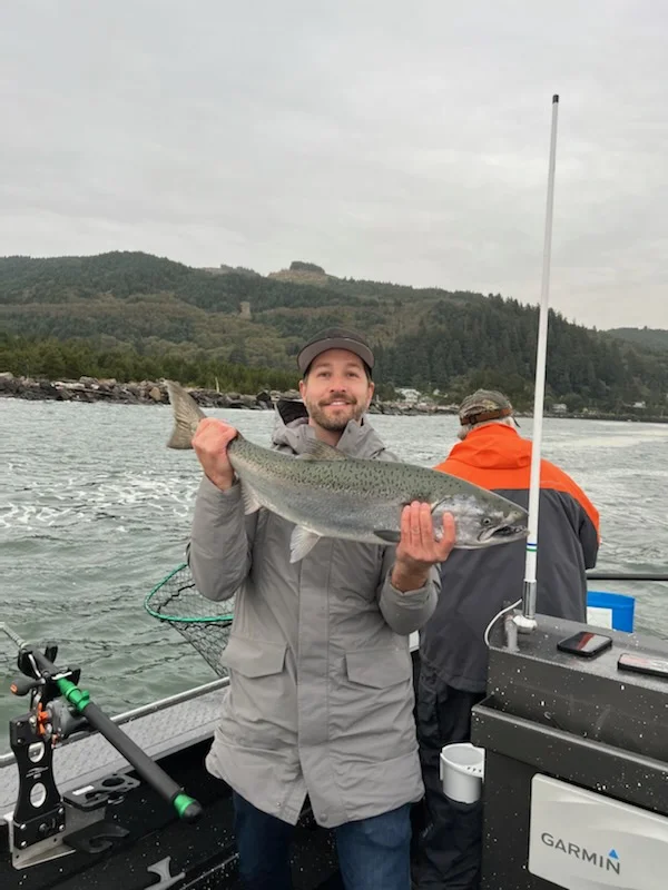 Chinook Salmon Fishing in Garibaldi, Oregon