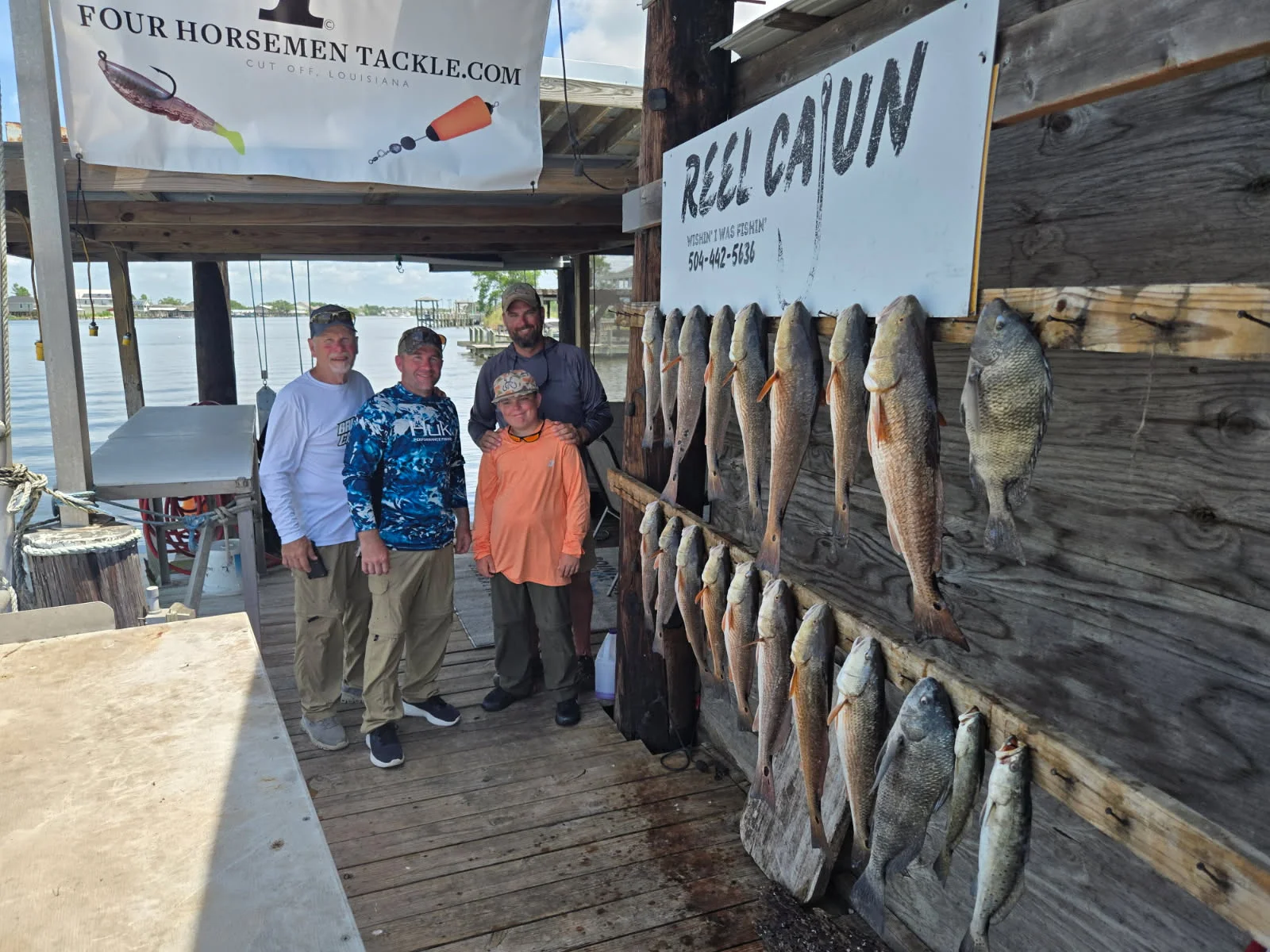 Fishing in Lafitte, Louisiana