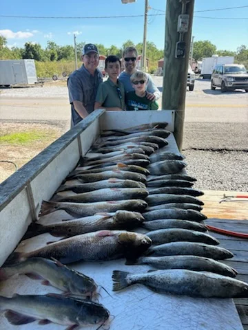 Fishing in Delacroix, Louisiana