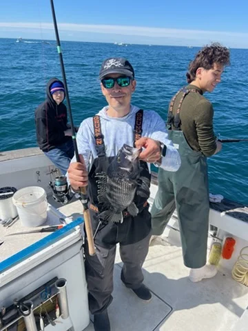 Fishing in Keyport, New Jersey