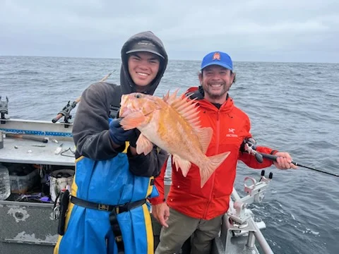 Fishing in Half Moon Bay, California