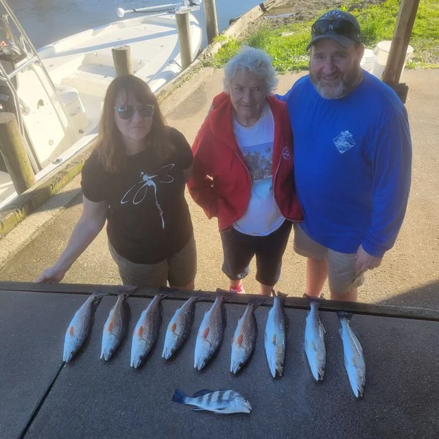 Fishing in Bon Secour, Alabama