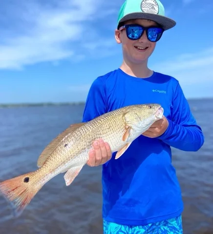 Redfish fishing in Beaufort, North Carolina