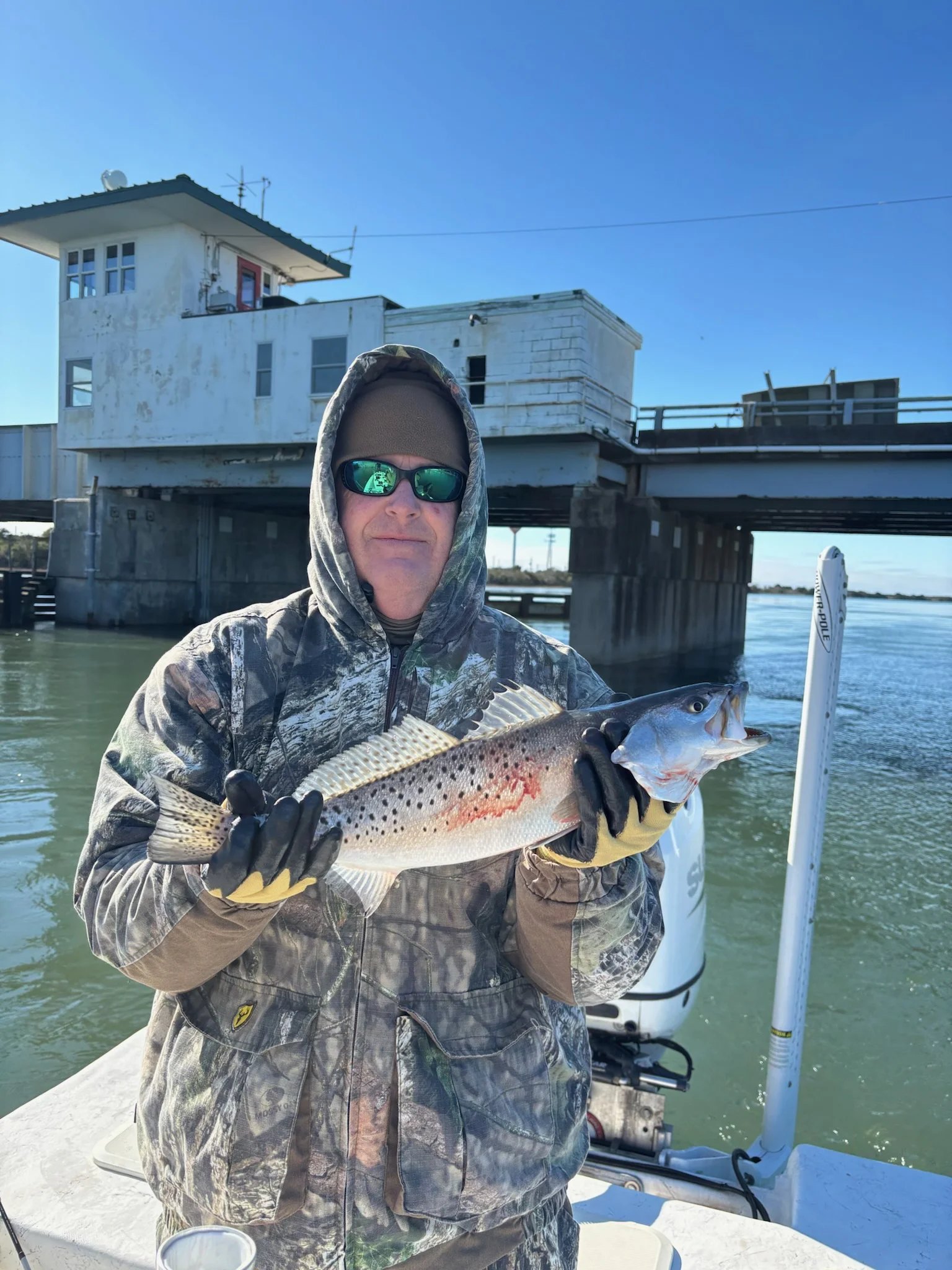 Fishing in Cedar Point, North Carolina