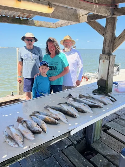 Speckled Trout / Spotted Seatrout fishing in Galveston, Texas