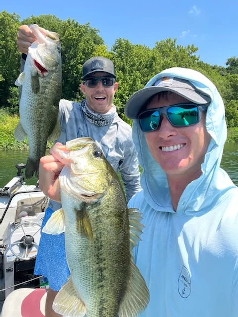 Largemouth Bass fishing in Buda, Texas