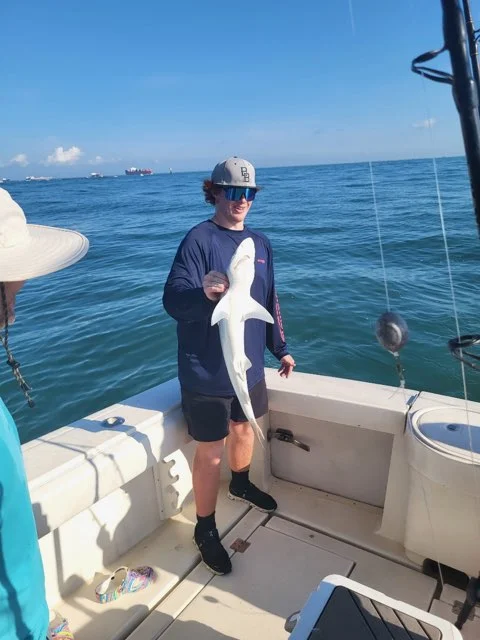 Blacktip Shark Fishing in Galveston, Texas