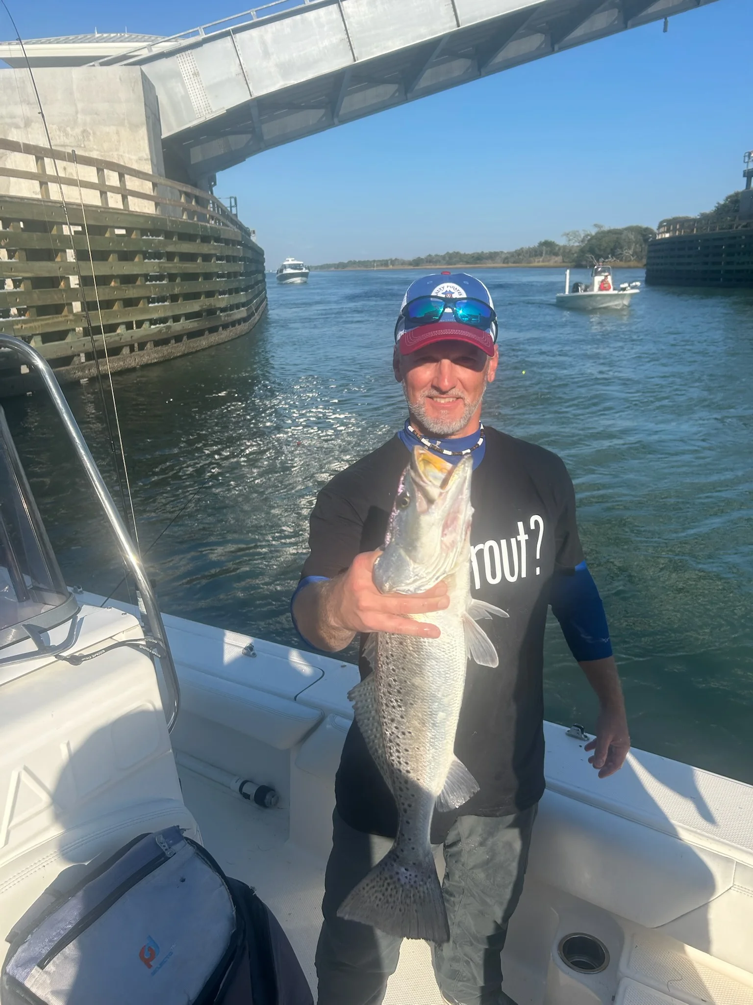 Fishing in Cedar Point, North Carolina