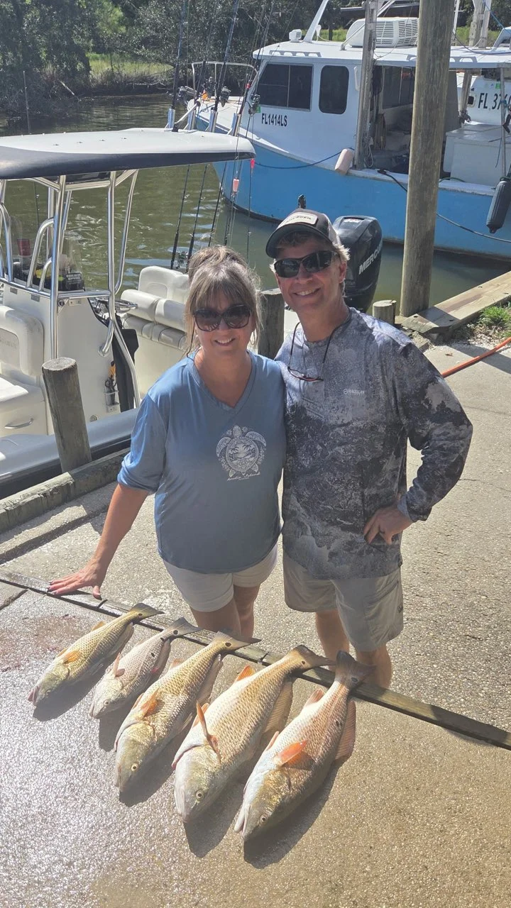Fishing in Bon Secour, Alabama