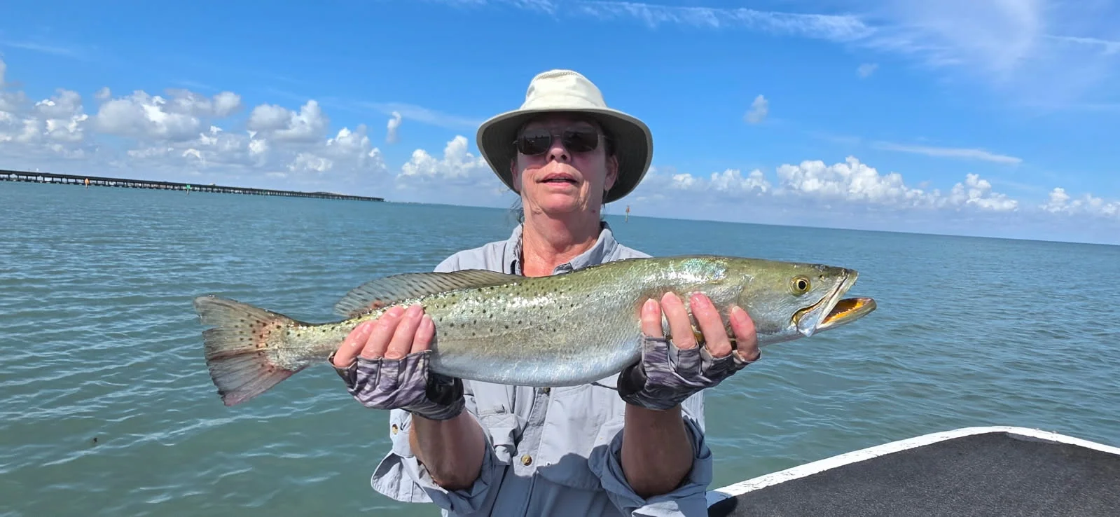 Fishing in Port Isabel, Texas
