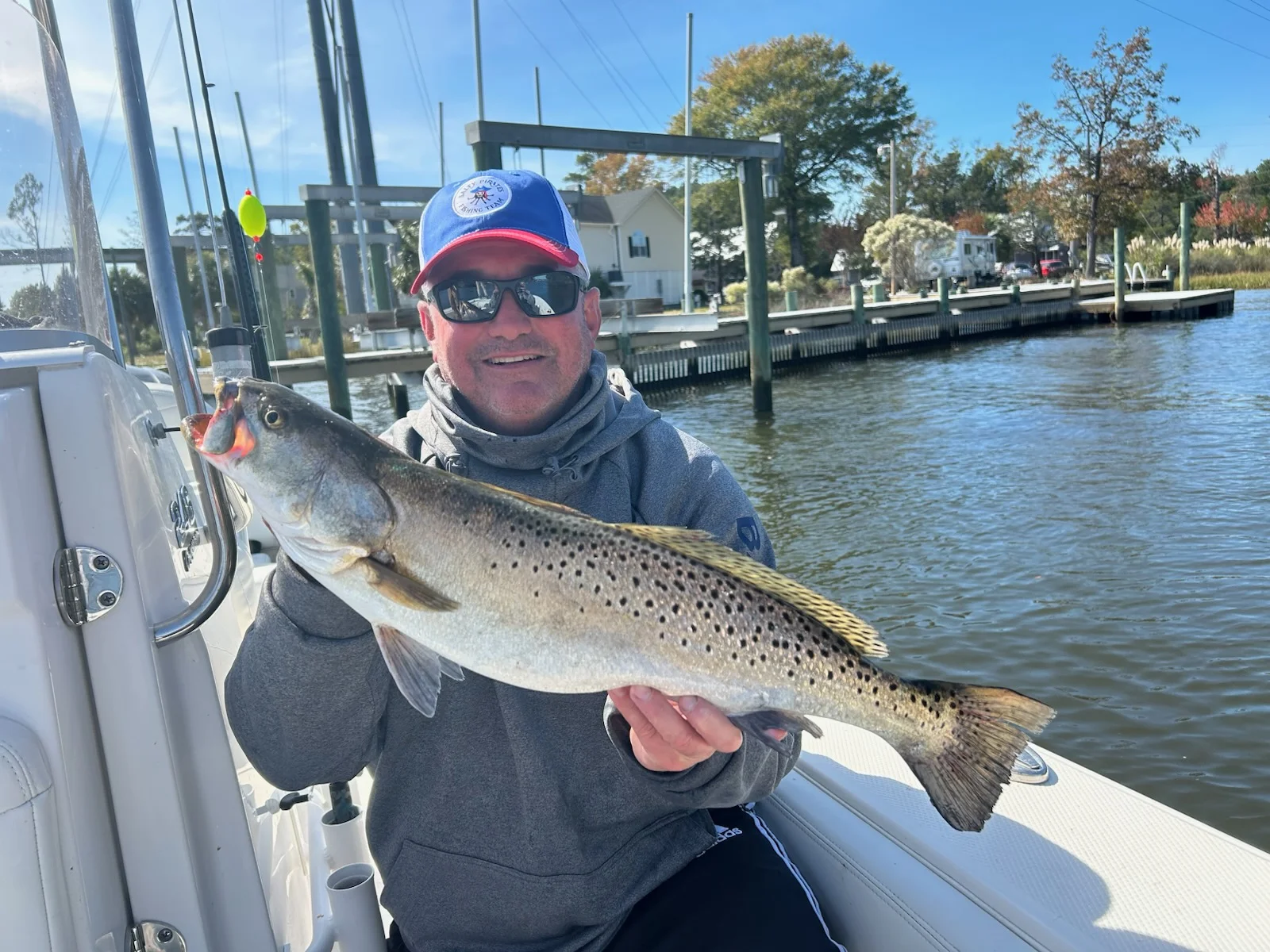 Fishing in Cedar Point, North Carolina