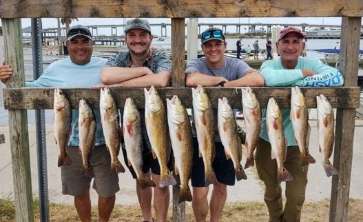 Redfish fishing in Ingleside, Texas