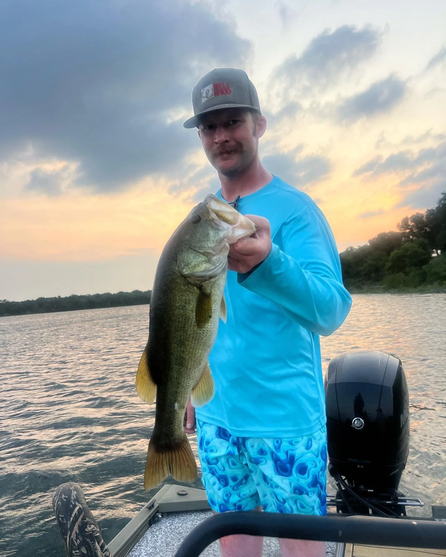 Largemouth Bass Fishing in Graford, Texas