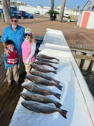 Fishing in Port O'Connor, Texas