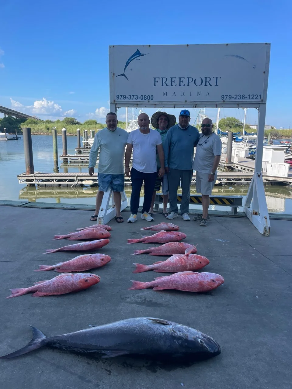 Fishing in Freeport, Texas