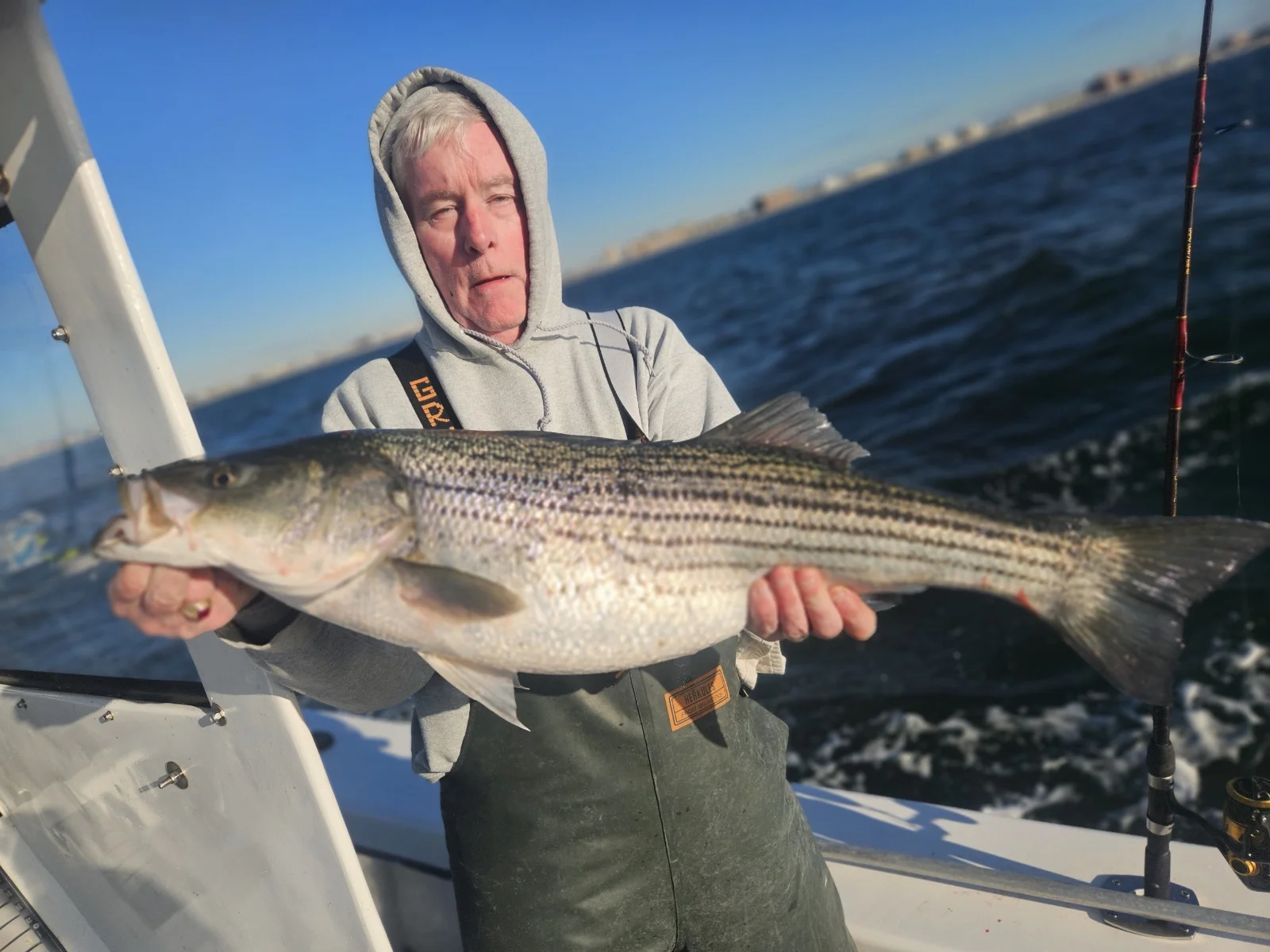 Fishing in Howard Beach, New York