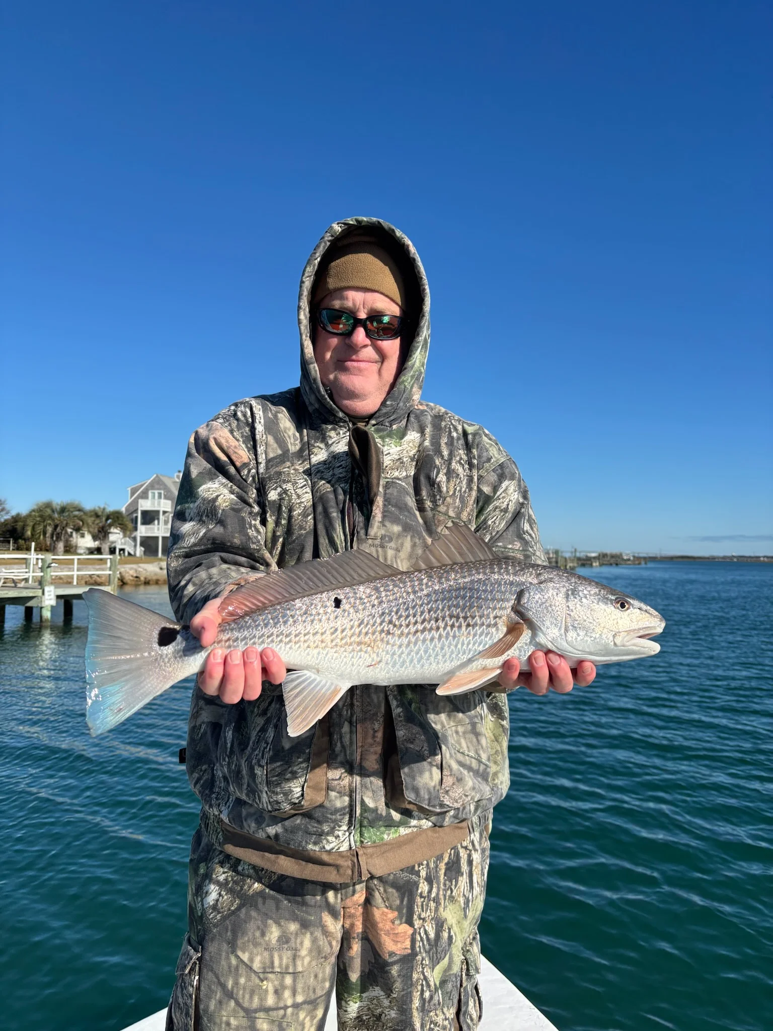 Fishing in Cedar Point, North Carolina