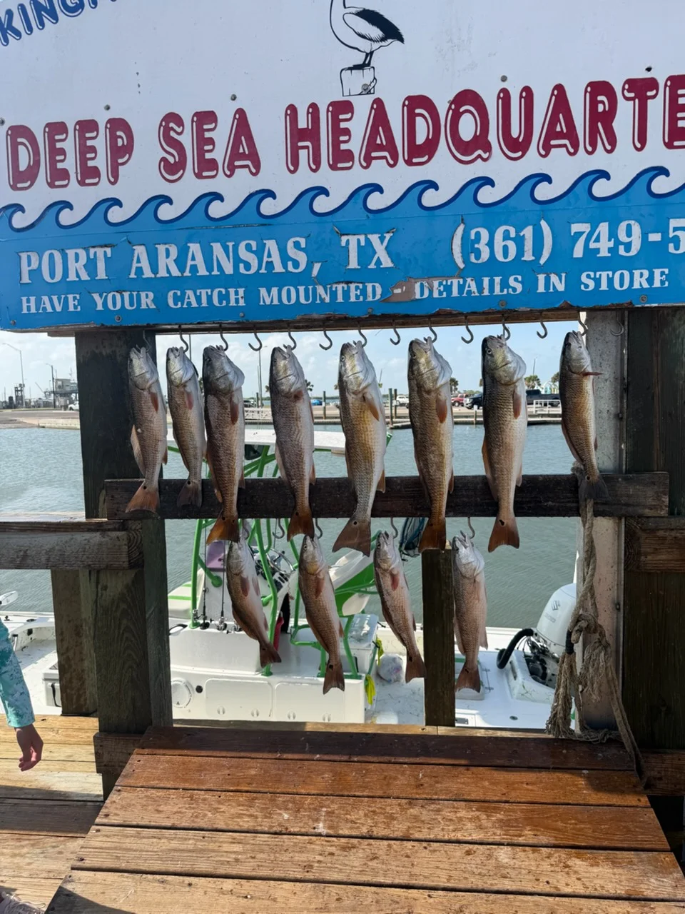 Fishing in Port Aransas, Texas
