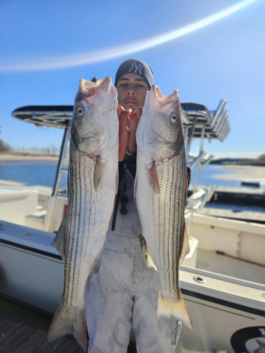 Fishing in Howard Beach, New York