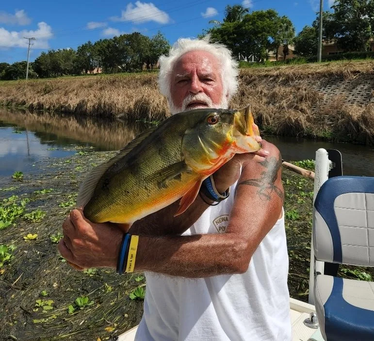 Largemouth Bass Fishing in Okeechobee, Florida, USA