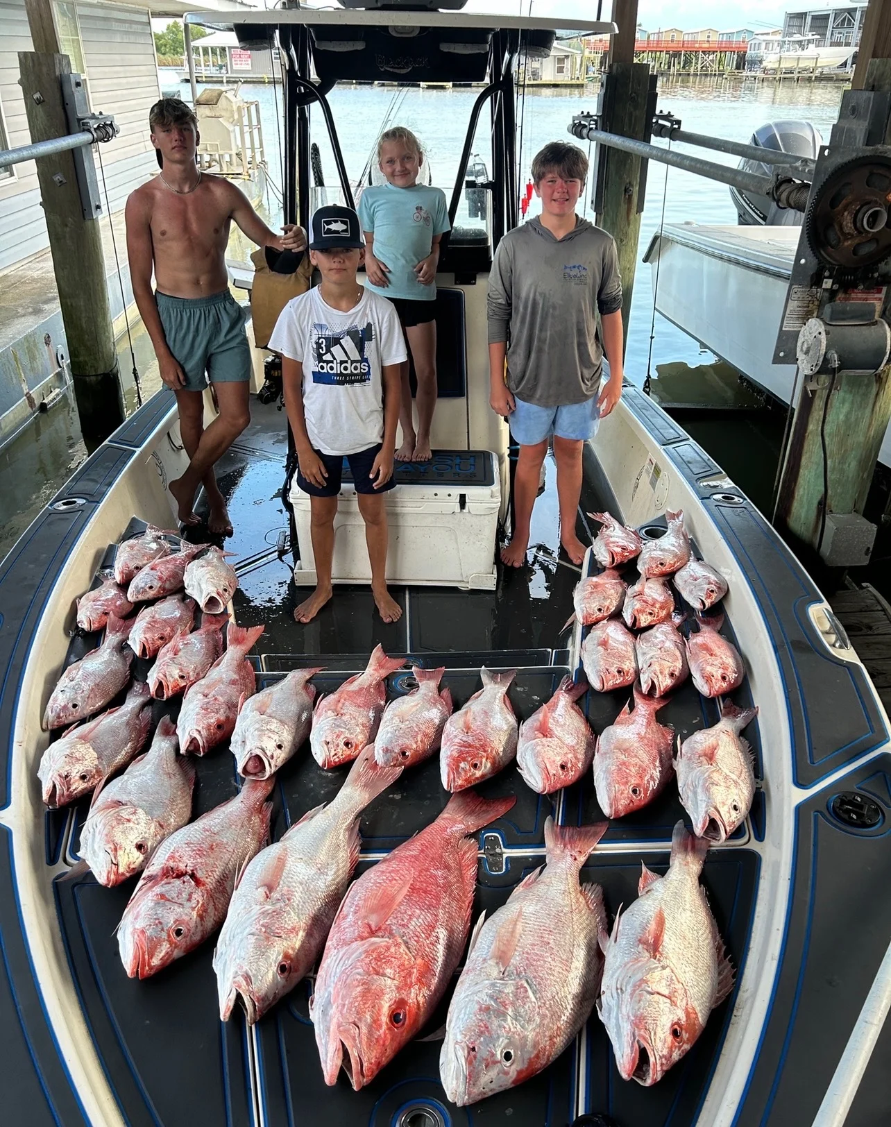Fishing in Venice, Louisiana