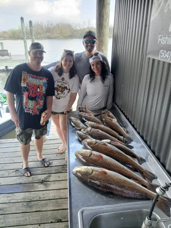 Fishing in Lafitte, Louisiana