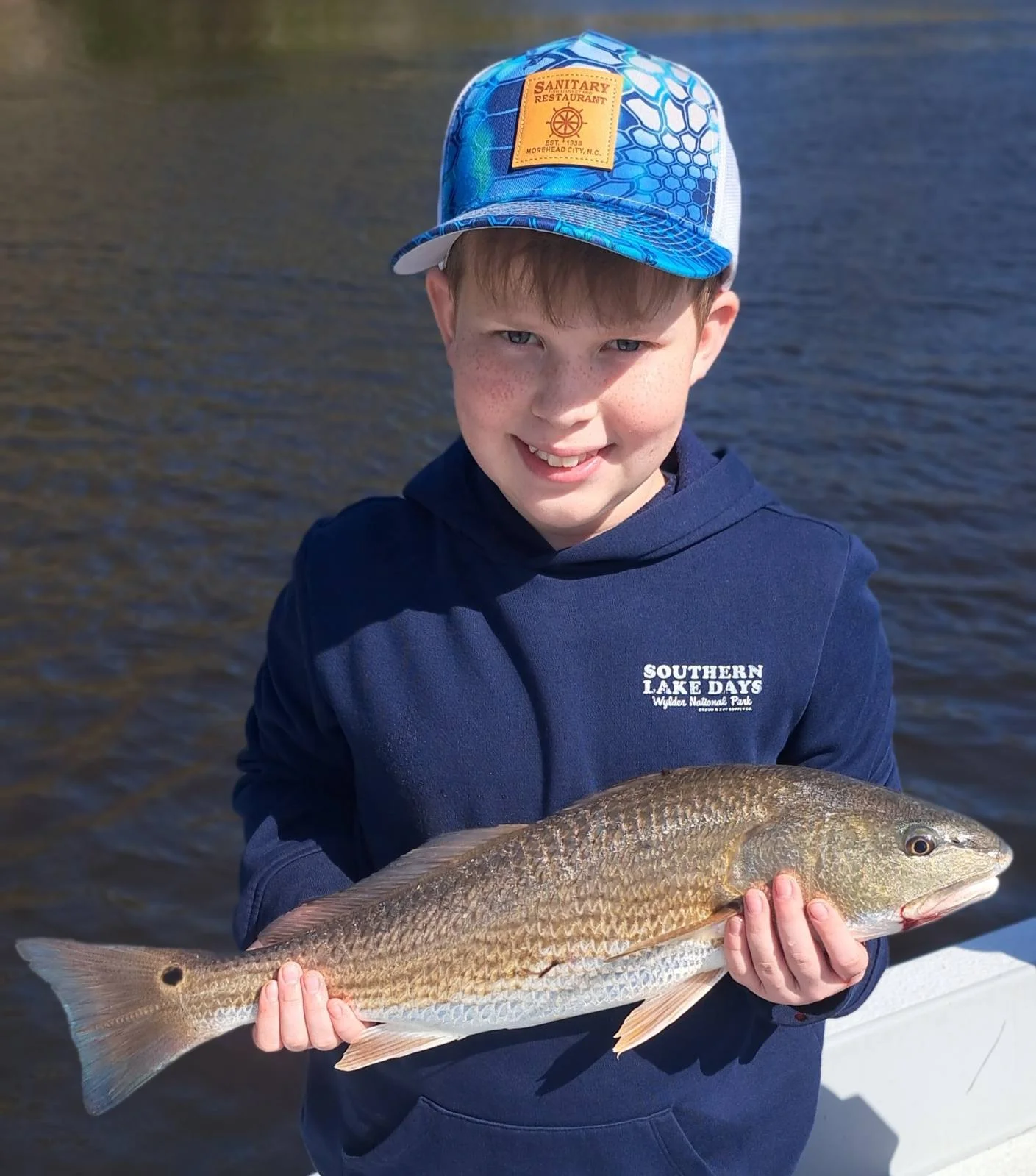 Fishing in North Topsail Beach, North Carolina