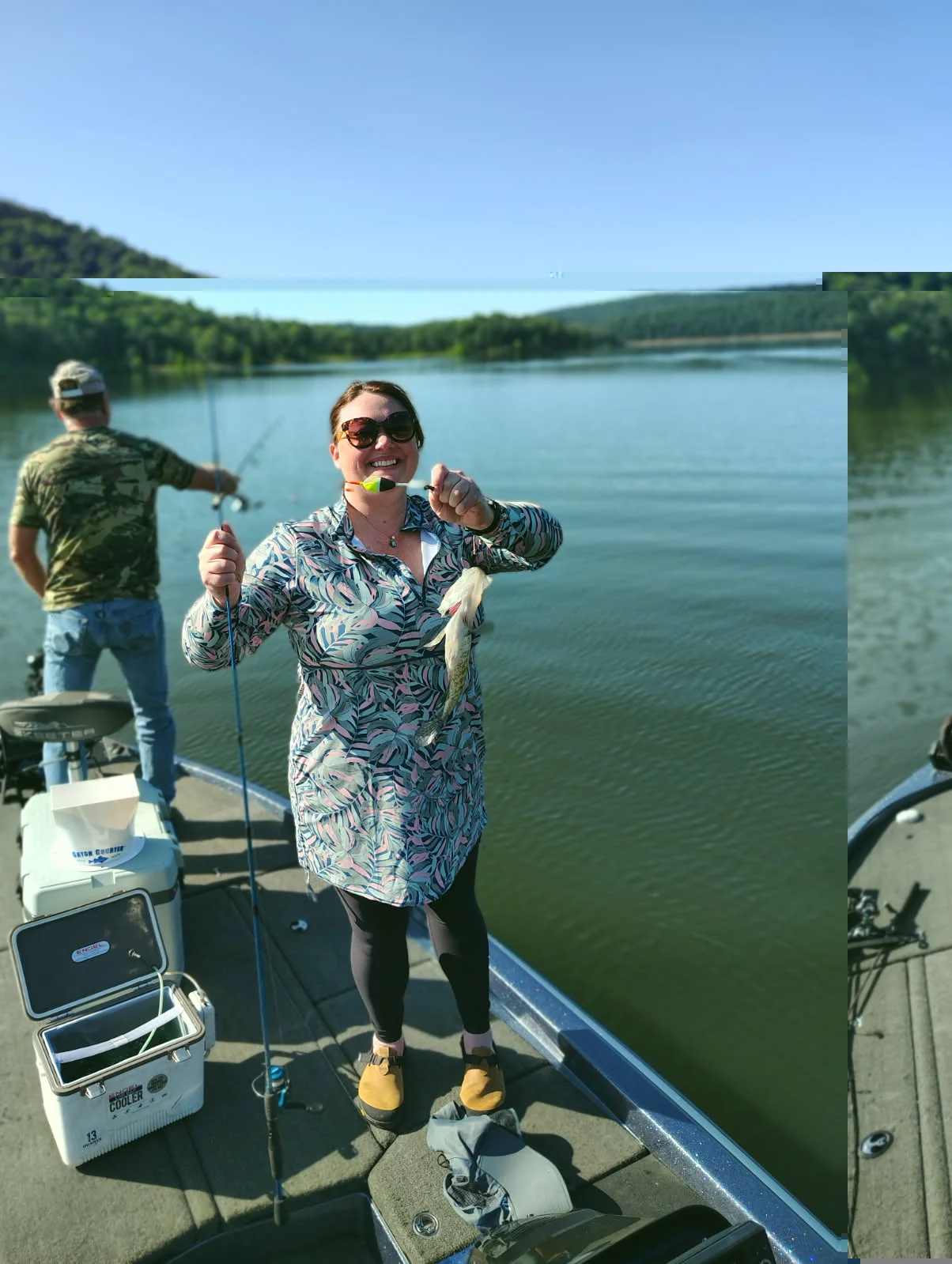 Fishing in Broken Bow, Oklahoma