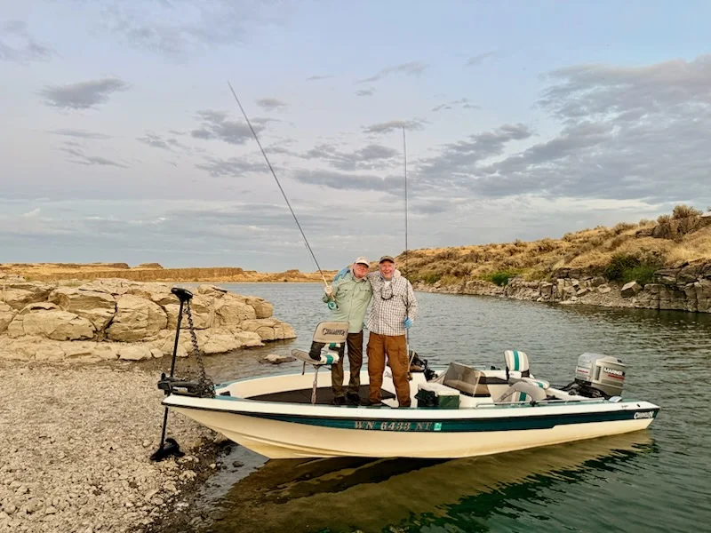 Fishing in Moses Lake, Washington