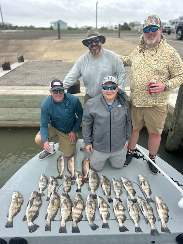 Fishing in Port O'Connor, Texas