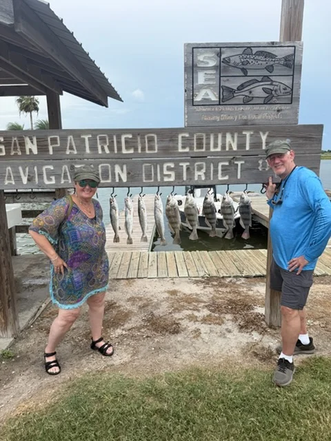 Fishing in Aransas Pass, Texas