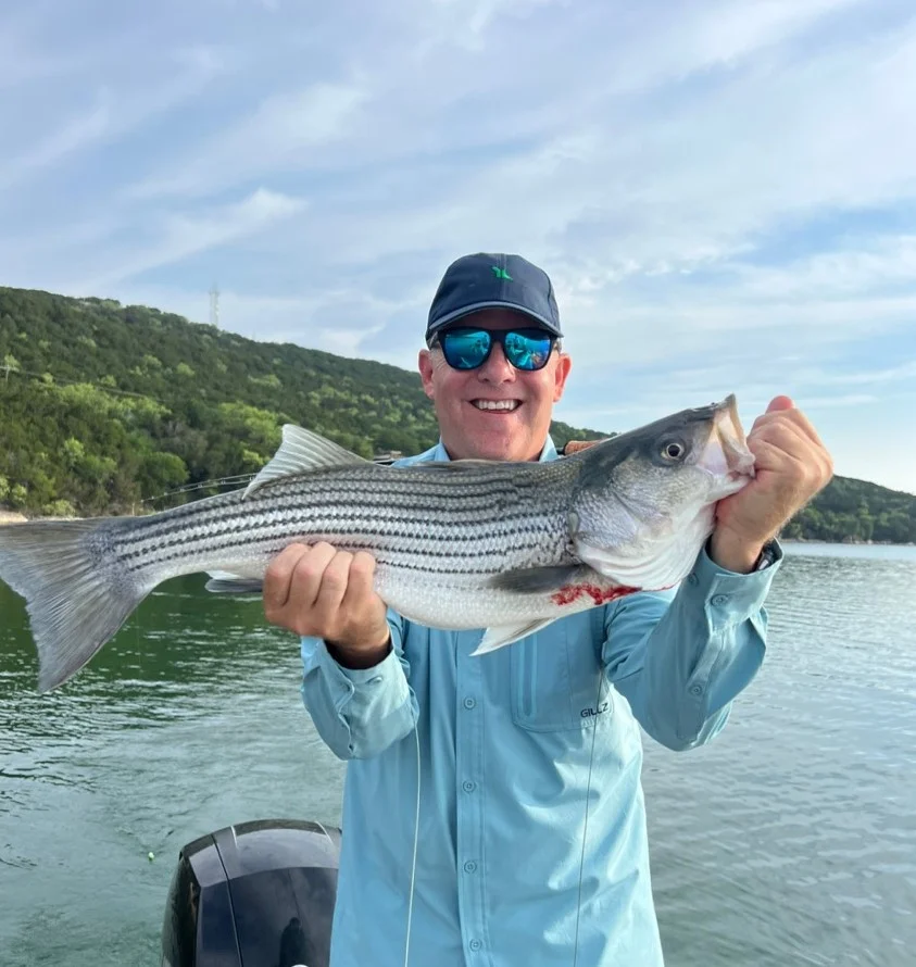 Largemouth Bass Fishing in Graford, Texas
