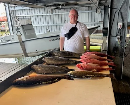 Red Snapper, Redfish, Tripletail Fishing in Buras, Louisiana