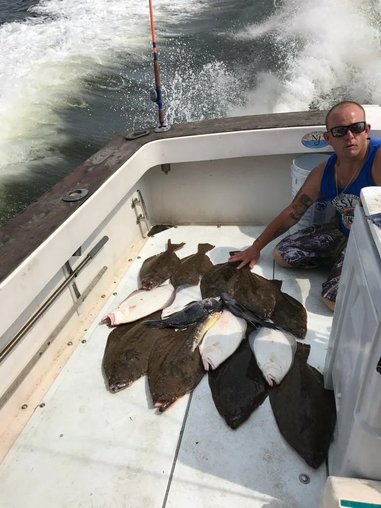 Fishing in Keyport, New Jersey