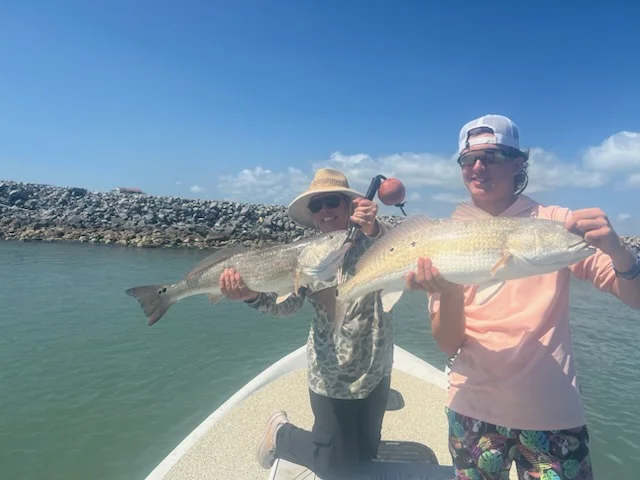 Fishing in Port O'Connor, Texas