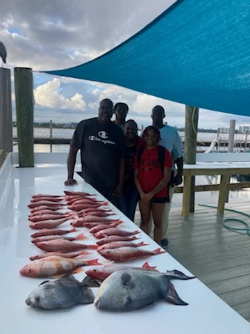Triggerfish, Vermillion Snapper Fishing in Orange Beach, Alabama