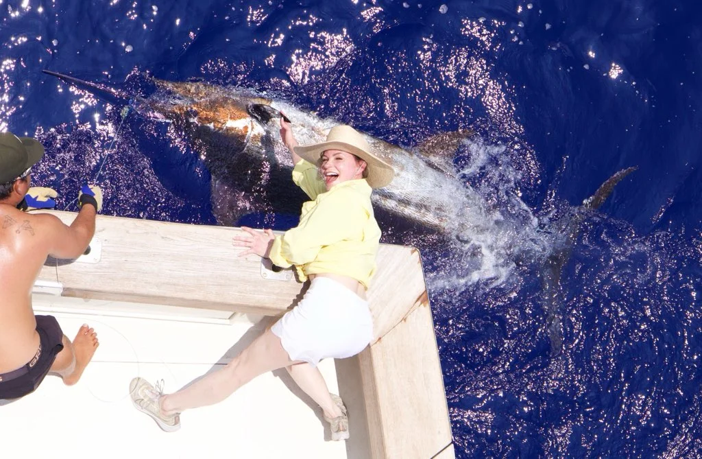 Fishing in Kaiminani, Hawaii