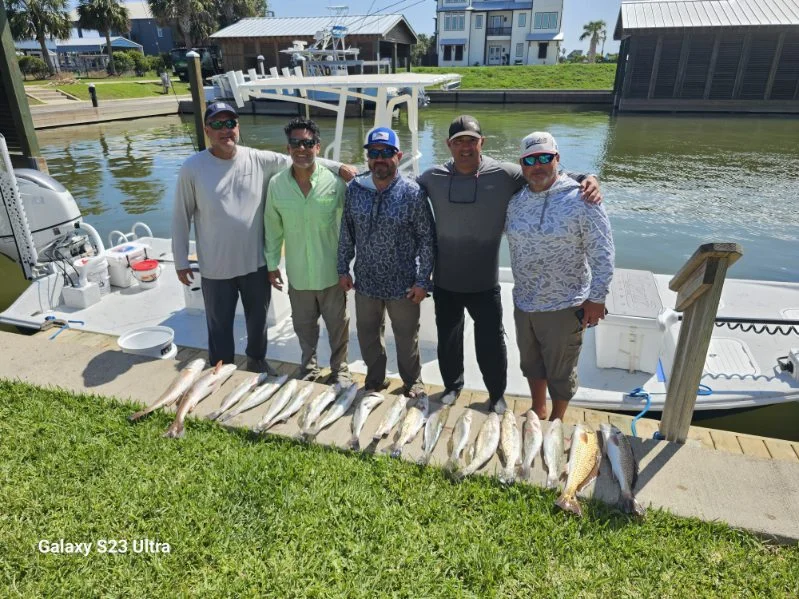 Fishing in Port O'Connor, Texas