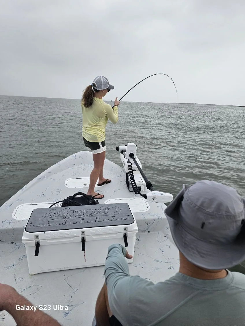Fishing in Port O'Connor, Texas