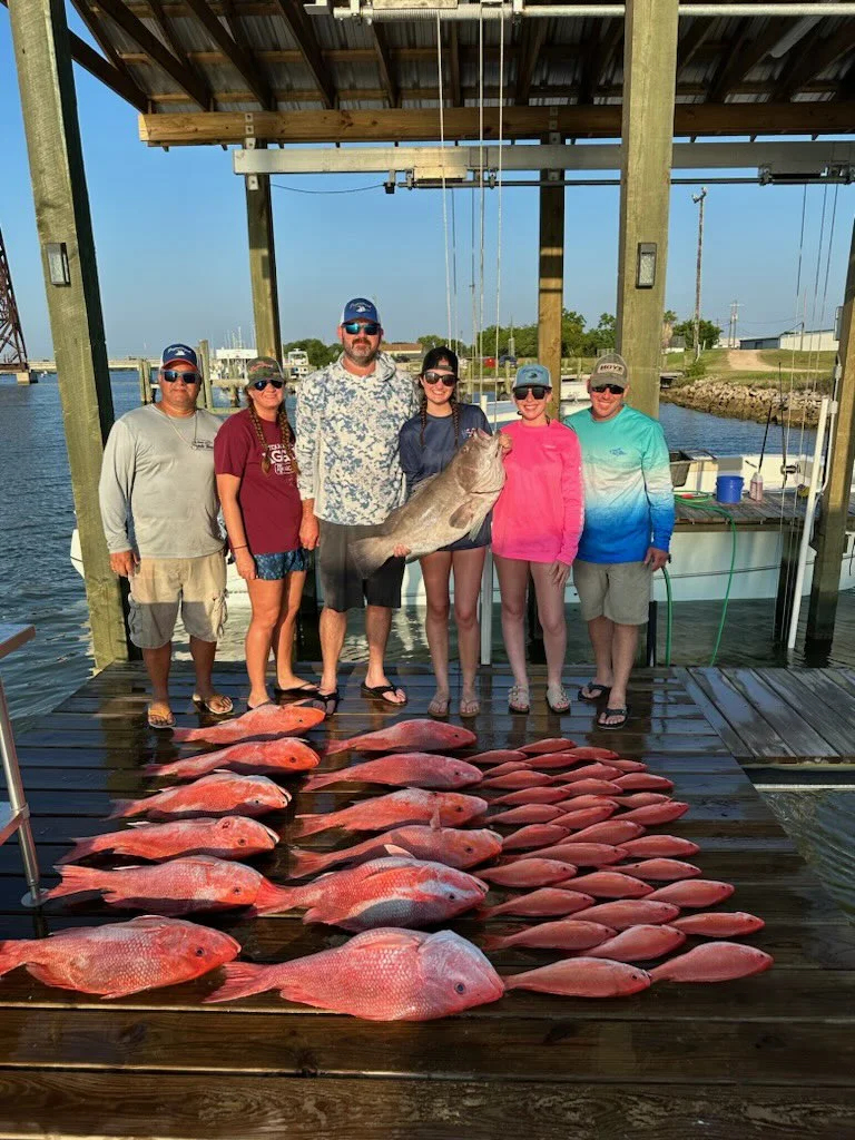 Red Snapper, Vermillion Snapper Fishing in Freeport, Texas