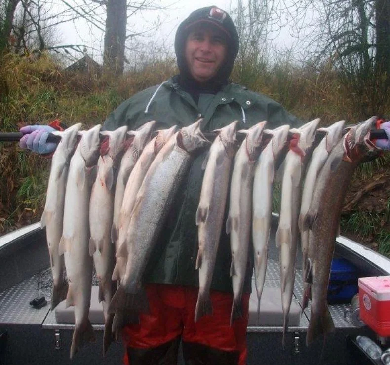 Chinook Salmon Fishing in Toledo, Washington