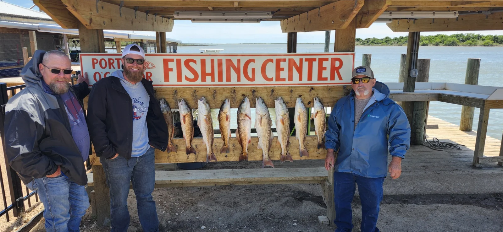 Fishing in Port O'Connor, Texas